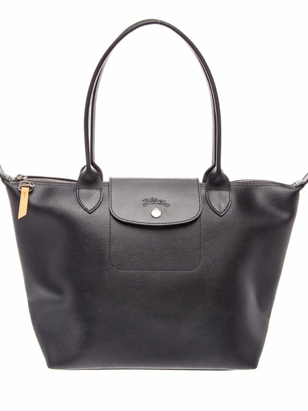 Longchamp Le Pliage Medium Black Tote Bag NWOT